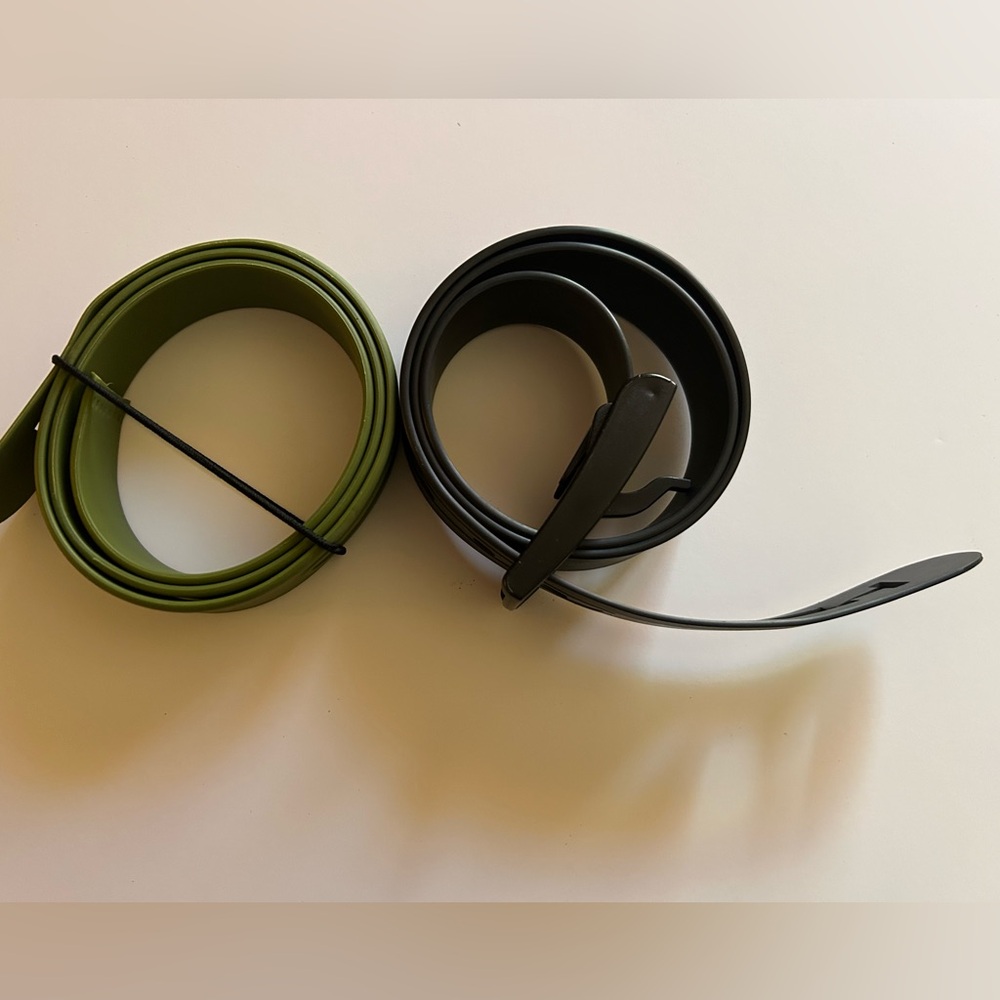 Two C4 equestrian belts